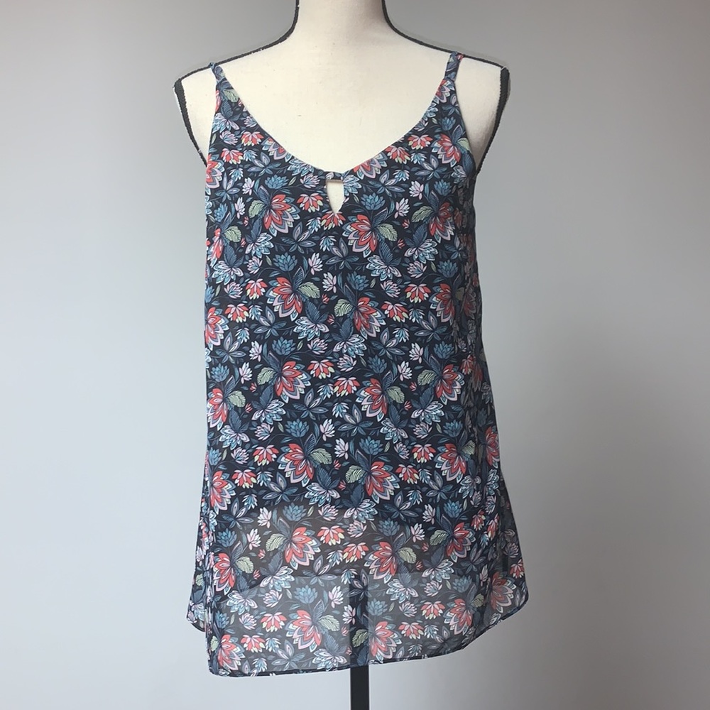 Cabi Floral Print Tank Top Small
